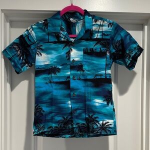 Tropical Blue Hawaiian Shirt
